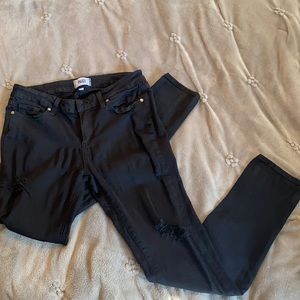 Black Distressed Jeans